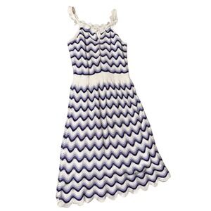 Janie and‎ Jack Girl's Crochet Zig Zag Maxi Dress Size 10
